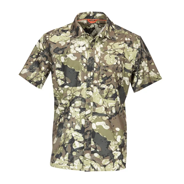 Simms Camisa doble tirón SS camo riparian