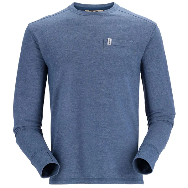 Simms Henry's Fork Crew Pullover brezo azul marino