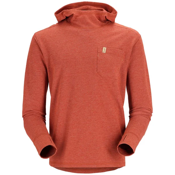 Simms Henry's Fork Sudadera con capucha Jersey clay heather