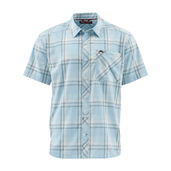 Simms Outpost SS Camisa a cuadros niebla