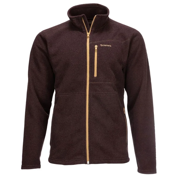 Simms Rivershed Full Zip Pullover caoba