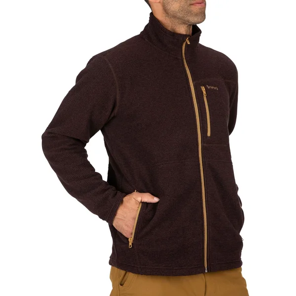 Simms Rivershed Full Zip Pullover caoba - Imagen 2