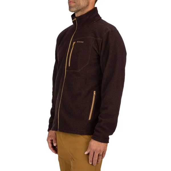 Simms Rivershed Full Zip Pullover caoba - Imagen 3