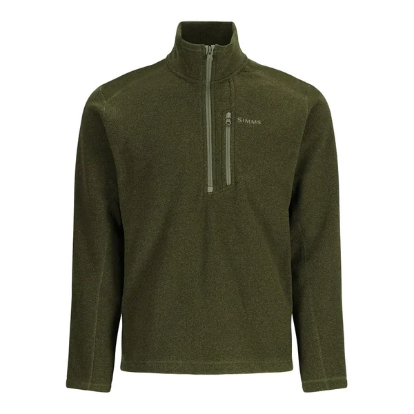 Simms Rivershed Half Zip Pullover riffle heather