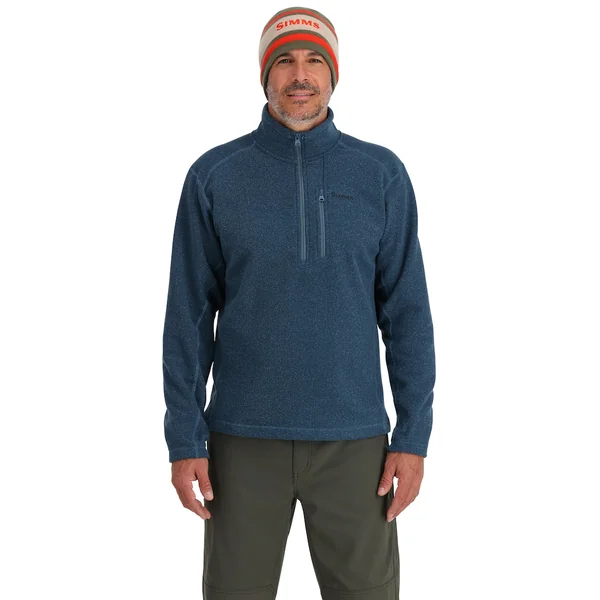 Simms Rivershed Half Zip Pullover riffle heather - Imagen 2