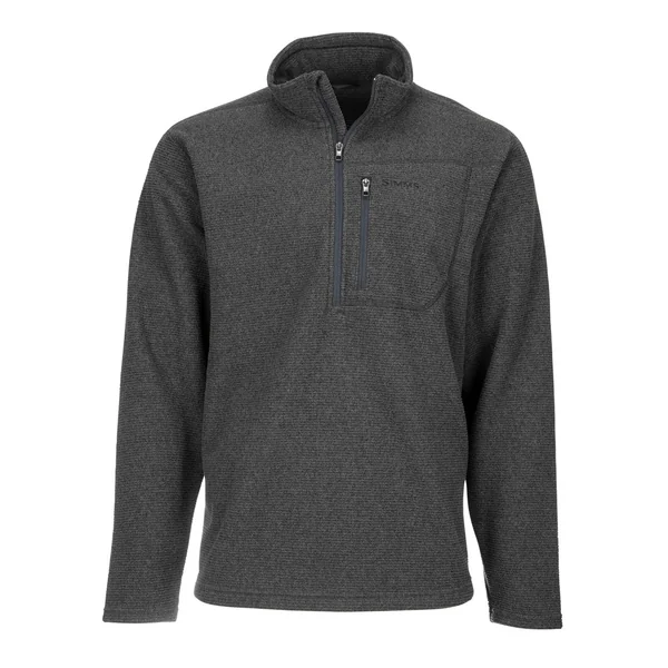 Simms Rivershed Quarter Zip Pullover carbono