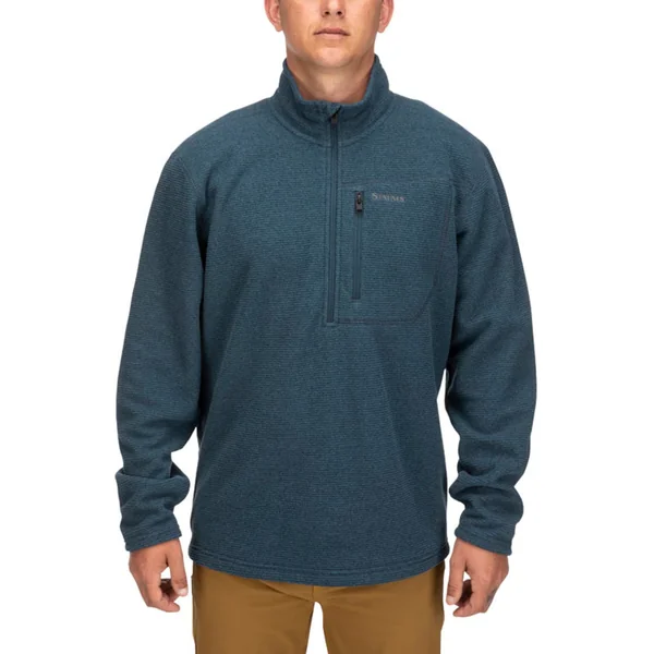 Simms Rivershed Quarter Zip Pullover carbono - Imagen 2