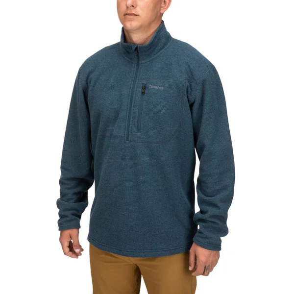 Simms Rivershed Quarter Zip Pullover carbono - Imagen 4