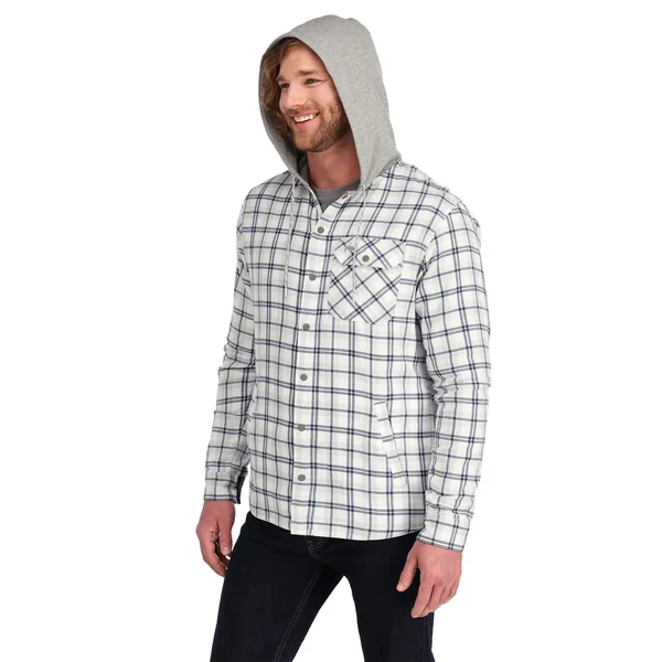 Simms Santee Flannel Hoody Shirt rayas multicolor - Imagen 4