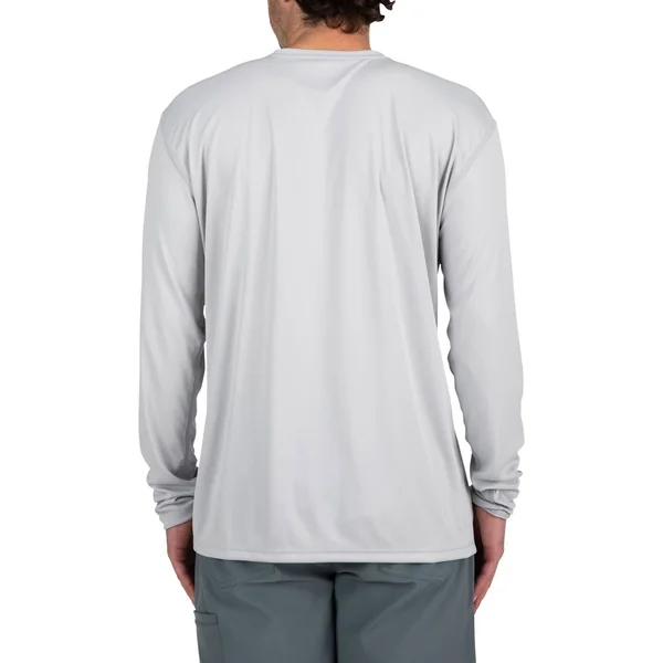 Simms Tech Tee camiseta de manga larga esterlina - Imagen 4
