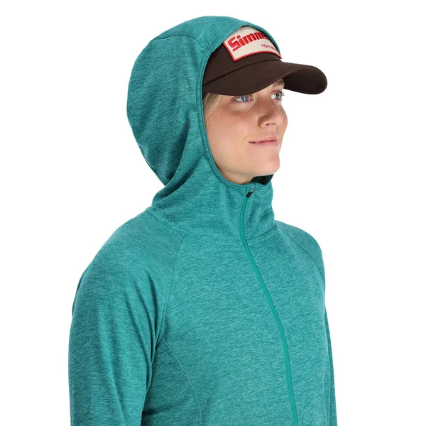 Simms W's Bugstopper Hoody bluegrass heather - Imagen 3