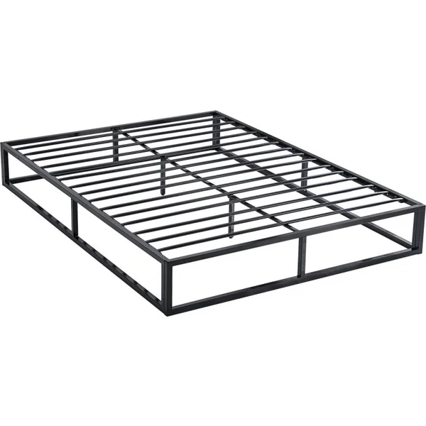 Somier de metal 140 x 190 - Negro