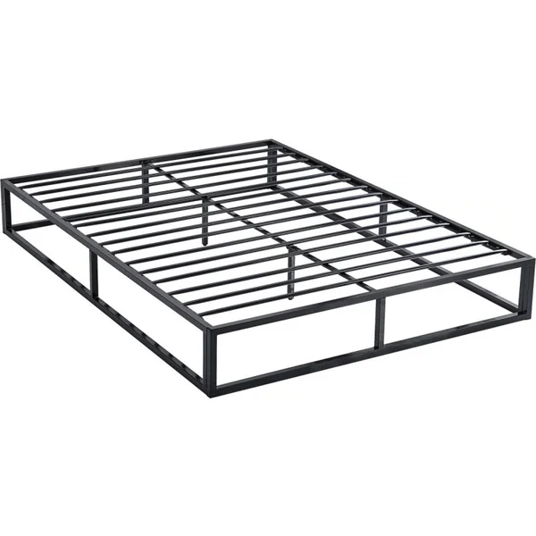 Somier de metal 200 x 160 cm - Negro