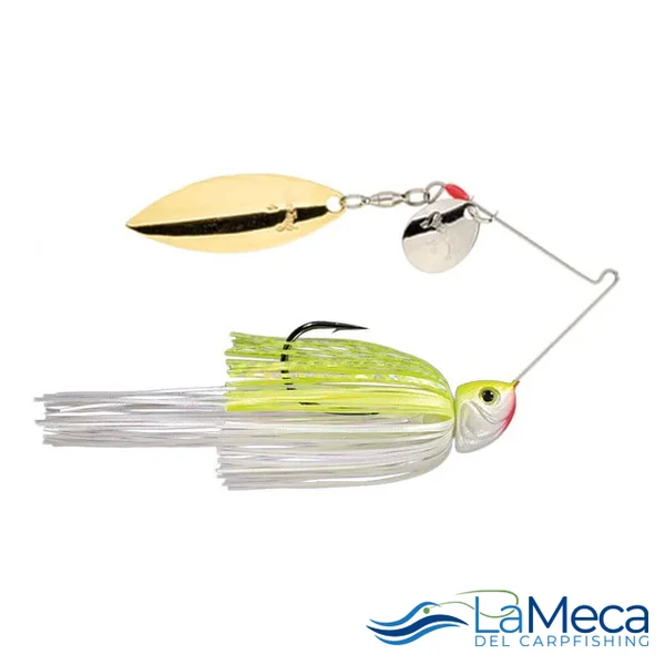 SPINNERBAITS STRIKE KING HACK ATTACK 21 G CHARTREUSE WHITE