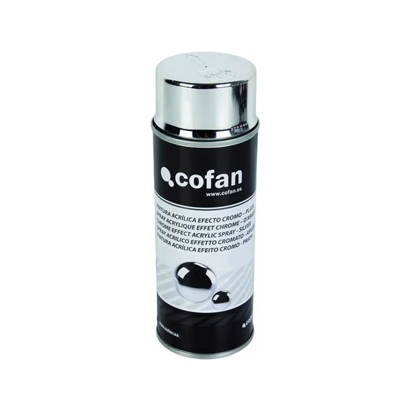 Spray Efecto Cromo COFAN Plata (400 ml)
