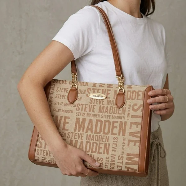 Steve Madden Cartera Tote Large Nutshel Blythee