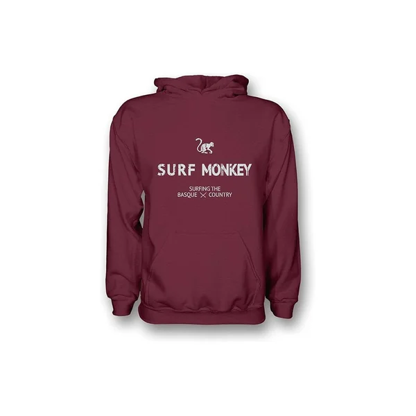Sudadera Algodón Orgánico - Capucha / Adulto (Granate)