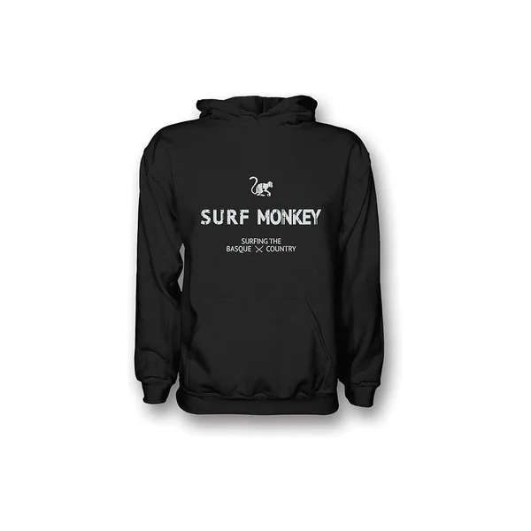 Sudadera Algodón Orgánico - Capucha / Adulto (Negro)