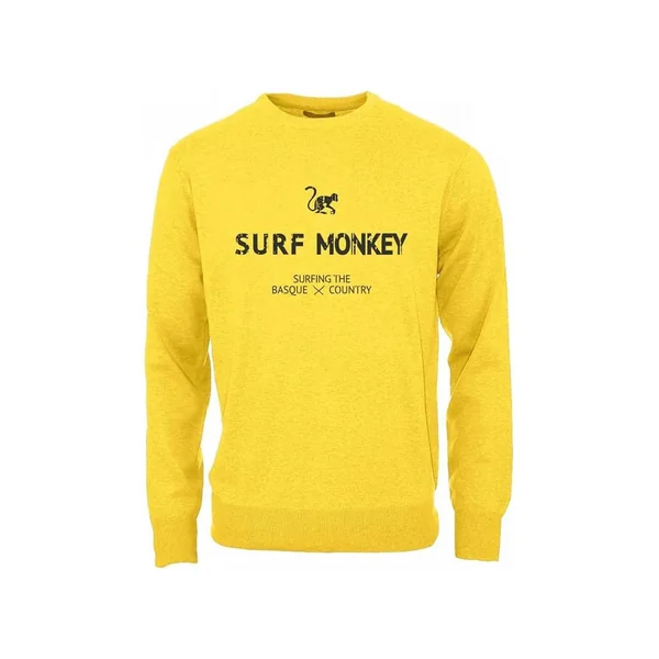 Sudadera Algodón Orgánico - Cuello Redondo / Adulto (Amarillo)