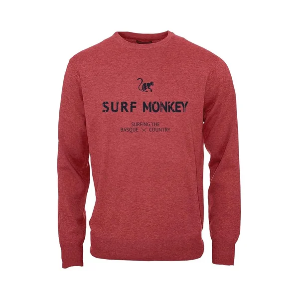 Sudadera Algodón Orgánico - Cuello Redondo / Adulto (Rojo)