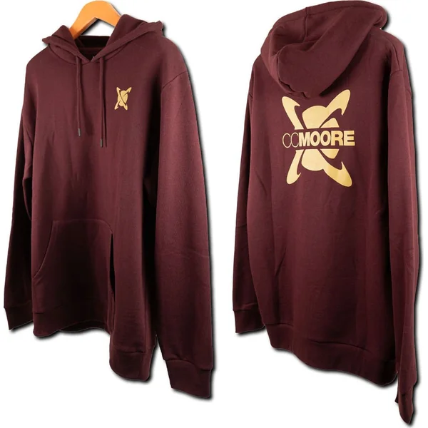 Sudadera con capucha burdeos - Imagen 7