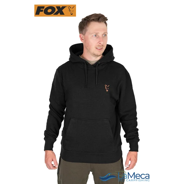 SUDADERA FOX COLLECTION HOODY BLACK & ORANGE