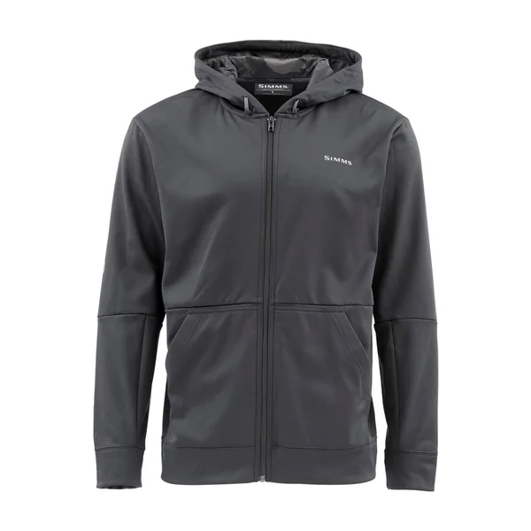 Sudadera Simms Challenger Hoody con cremallera completa black