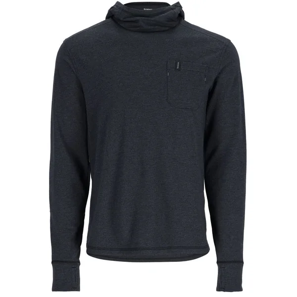 Sudadera Simms Henry's Fork Hoody Pullover black heather