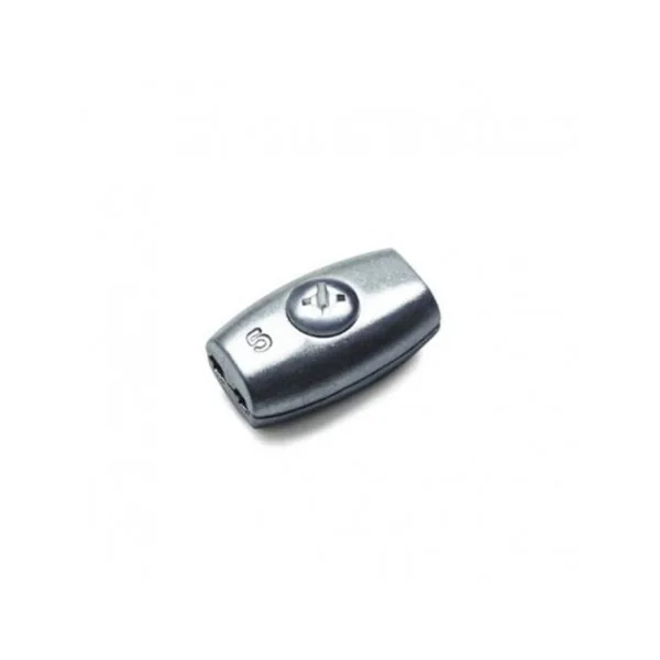 SUJETACABLE GALVANIZADO FORMA OVAL 5 MM