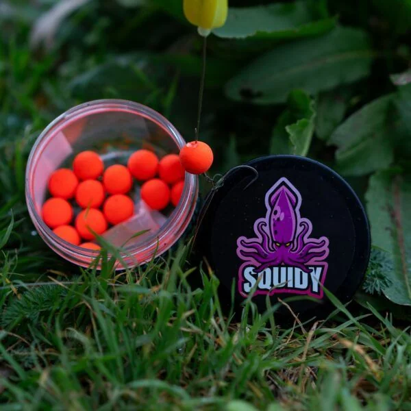 Tactica Baits Squidy Pop ups fluor orange 150ml