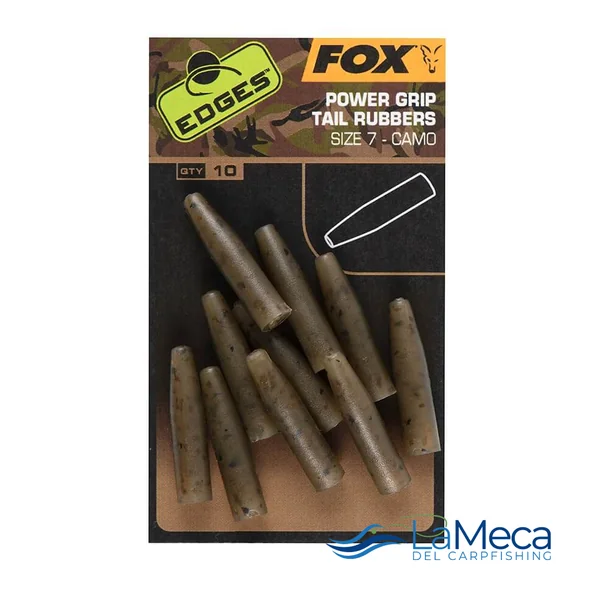 TAIL RUBBERS POWER GRIP FOX CAMO 7