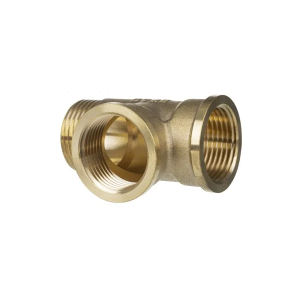 Te latón hembra - hembra - macho 1/2" - Imagen 2