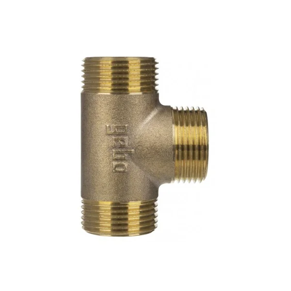 Te latón macho - macho - macho 1"