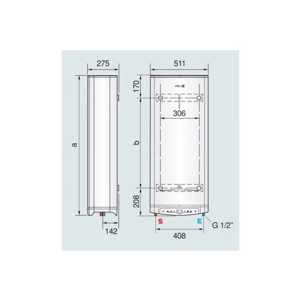 Termo VELIS PRO 100 litros - Imagen 5
