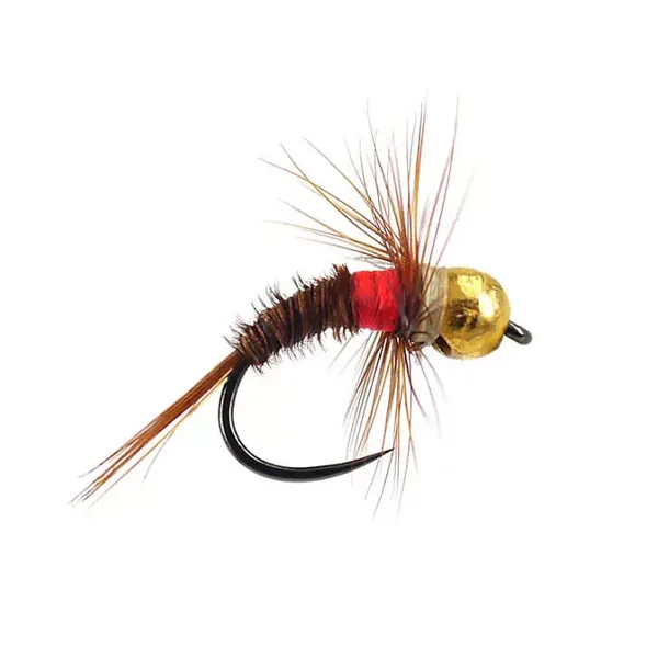 TG Little Pheasant Tail Red BL ninfa tungsteno