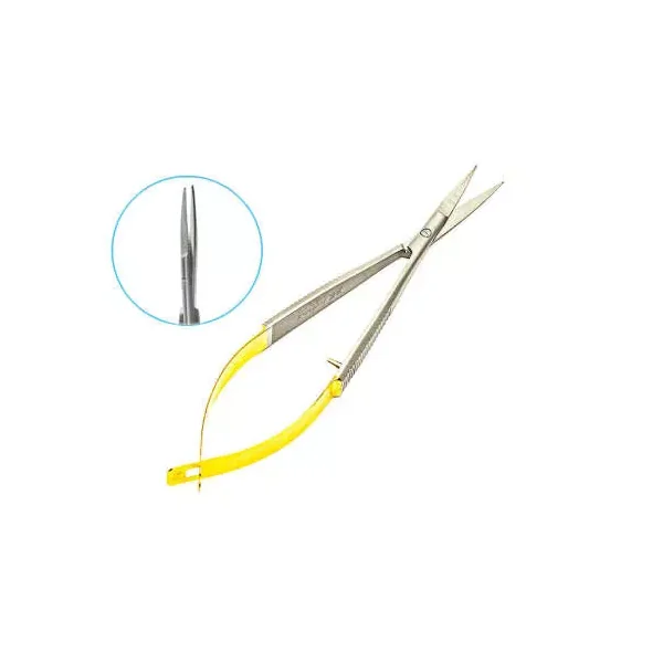Tijera SPRING SCISSORS GOLD hotfly - 4.50"