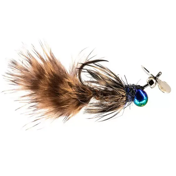 Tiny Roto Monster Brown Barred mosca spinning