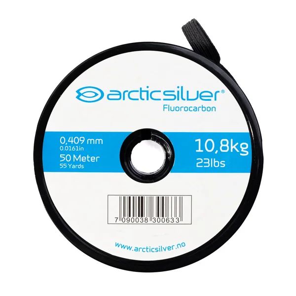 Tippet de fluorocarbono ArcticSilver en bobina