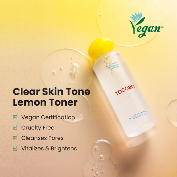 Tocobo AHA BHA Lemon Toner 150ml - Imagen 3