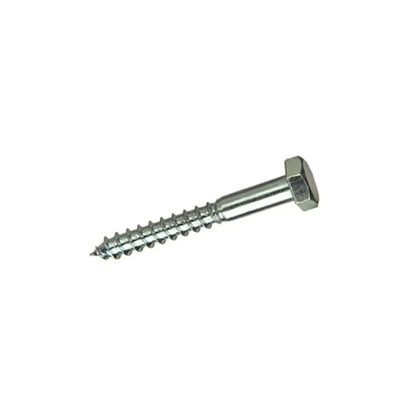 Tornillo barraquero DIN 571 zincado 5x30