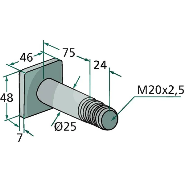 TORNILLO PARA MARTILLO RM 46 - Imagen 3