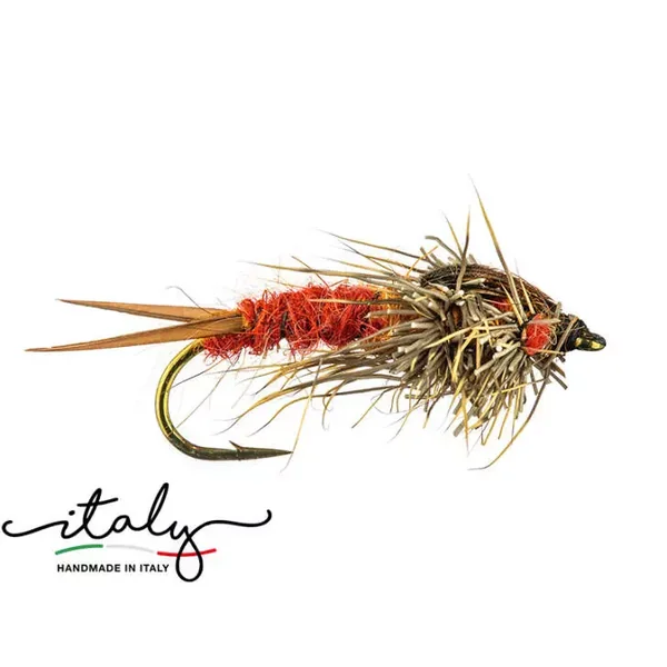 Tournament Brown Stonefly Weighted ninfa