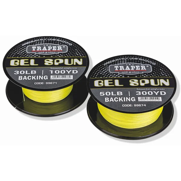 Traper G.S.P. Gel Spun Backing 50 lbs amarillo