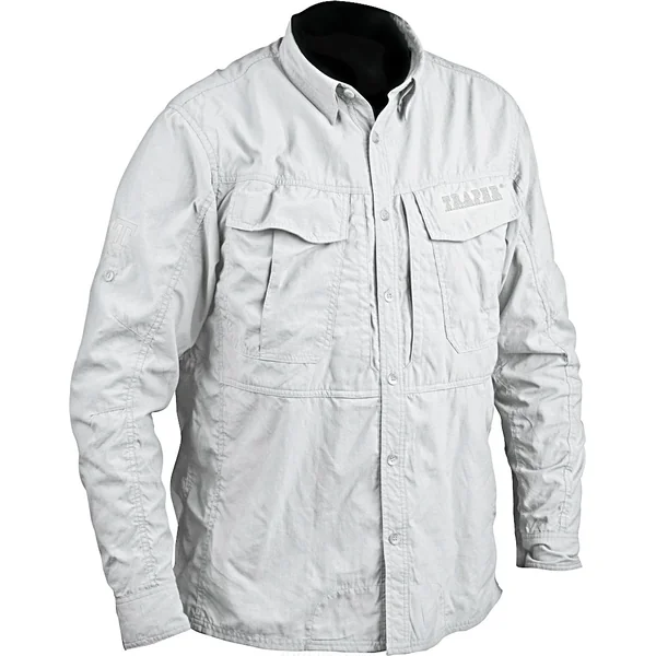 Traper Montana Guide Camisa de pesca gris claro