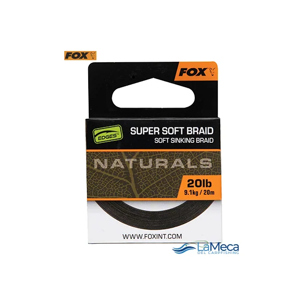 TRENZADO FOX NATURALS SUPER SOFT BRAID 20LB 20M