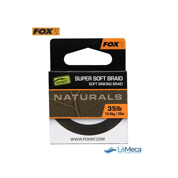 TRENZADO FOX NATURALS SUPER SOFT BRAID 35LB 20M