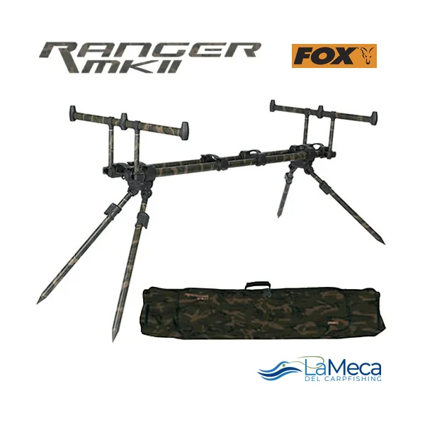 TRIPODE FOX RANGER MKII CAMO 3 RODS