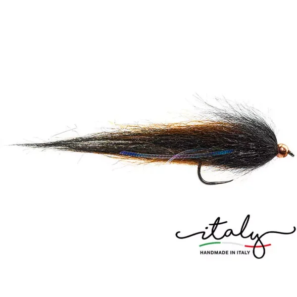Trout Streamer Craftfur TG Black Brown