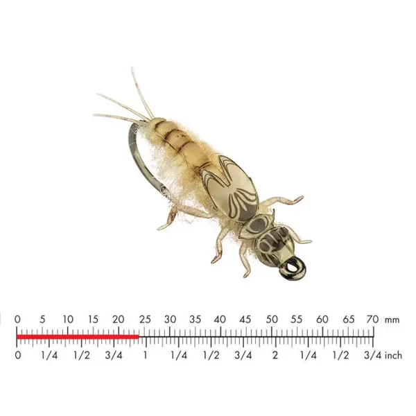Tungsten Mayfly Nymph 2 Light Olive mosca JSon