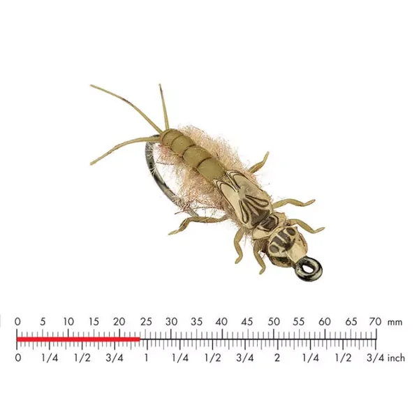 Tungsten Mayfly Nymph 2 Olive Brown mosca JSon